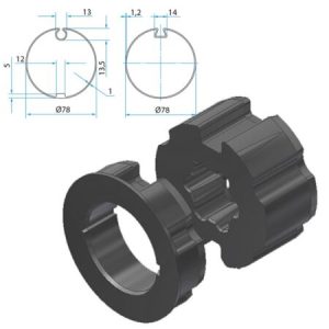 Adaptadores para motores de toldos