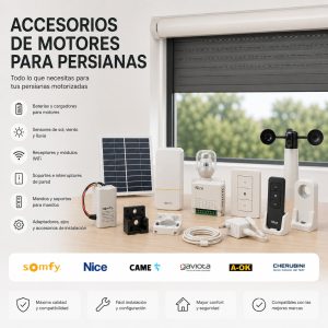 Accesorios de motores para persianas