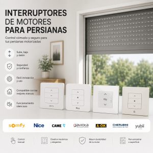 Interruptores de motores para persianas