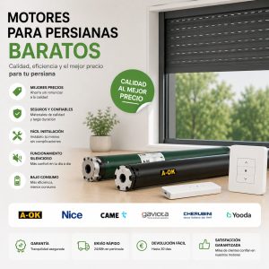 Motores de persianas baratos