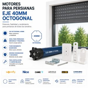 Motores para persianas 40mm