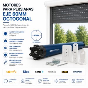 Motores para persianas 60mm