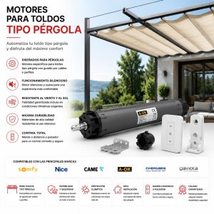 Motores para toldos de palilleria